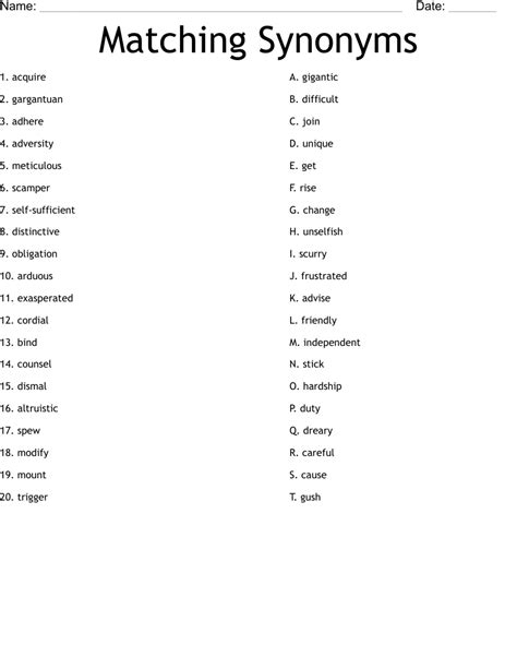 matched with synonym|Matched synonyms .
